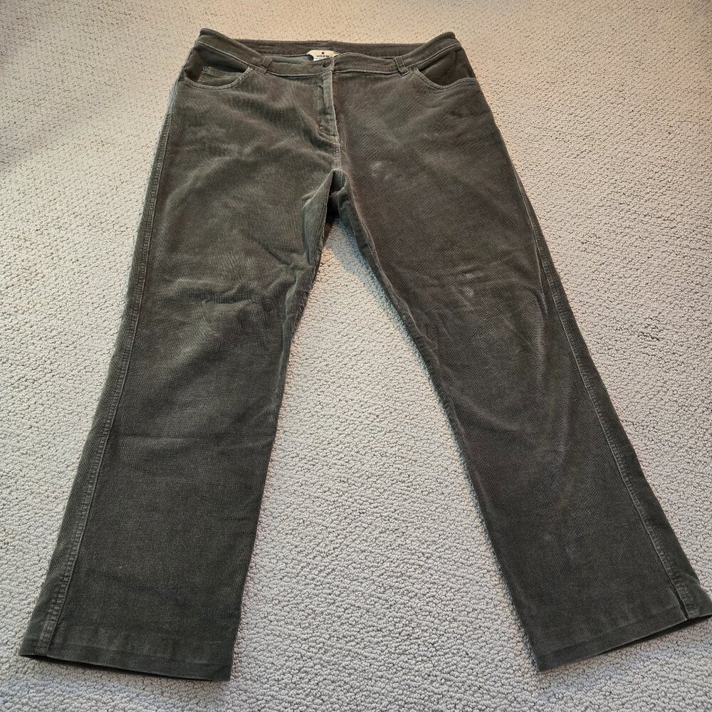 Woolrich Womens Size 16 Light Olive Corduroy Pants